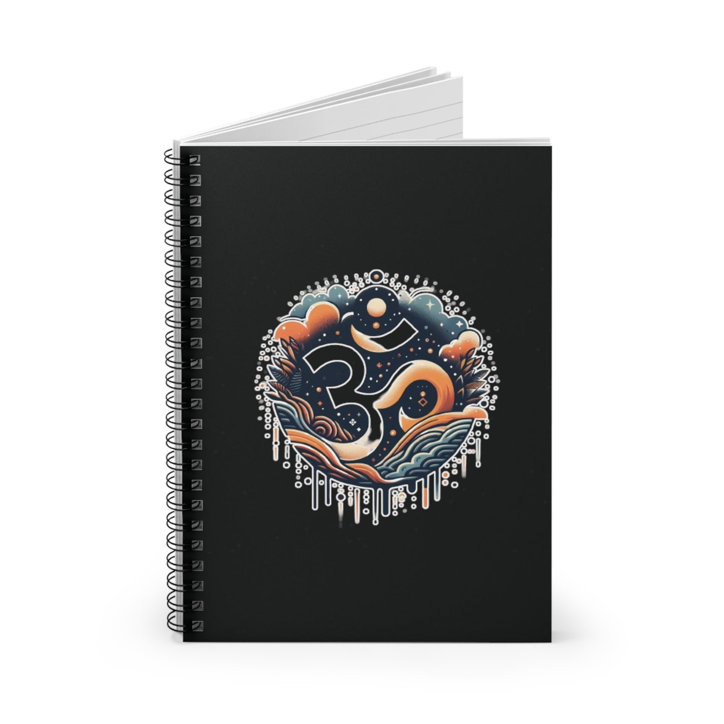 Om (ॐ) Spiral Notebook - Ruled Line