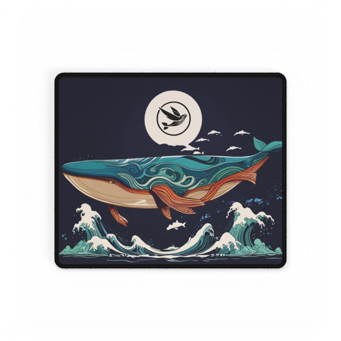 Desk Mat - Blue Whale