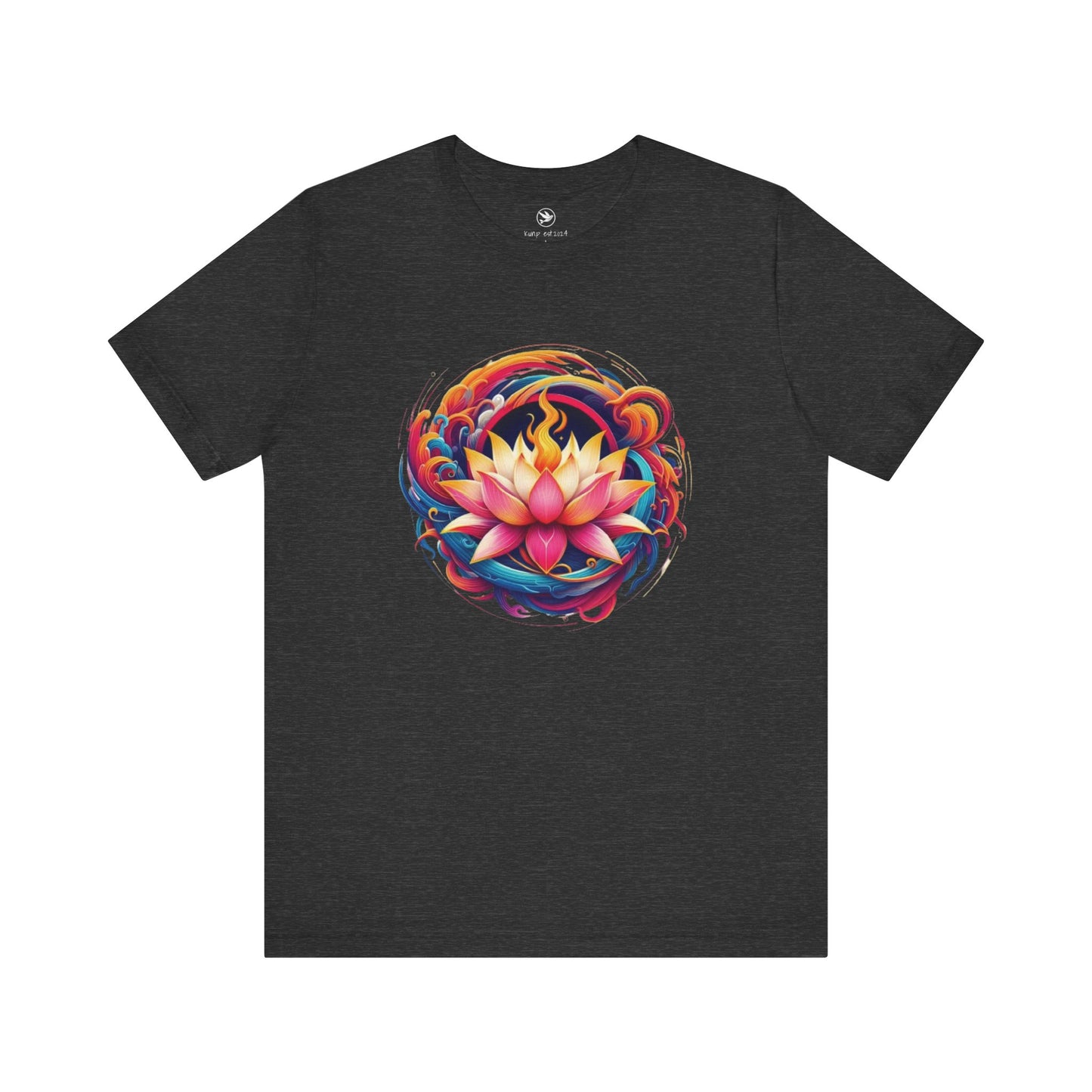 Fire Lotus Unisex Jersey Short Sleeve Tee