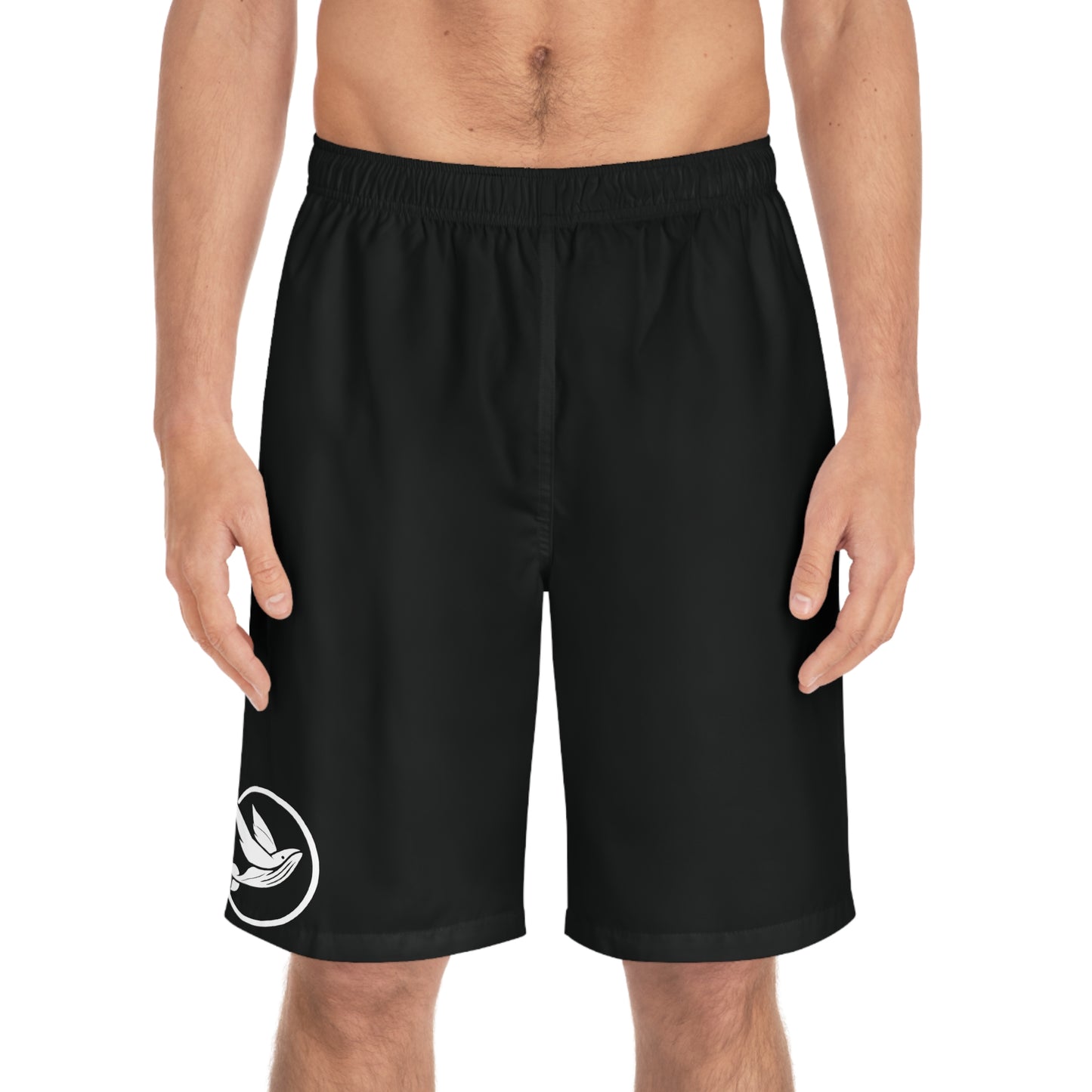 Shorts - Black with White Logo