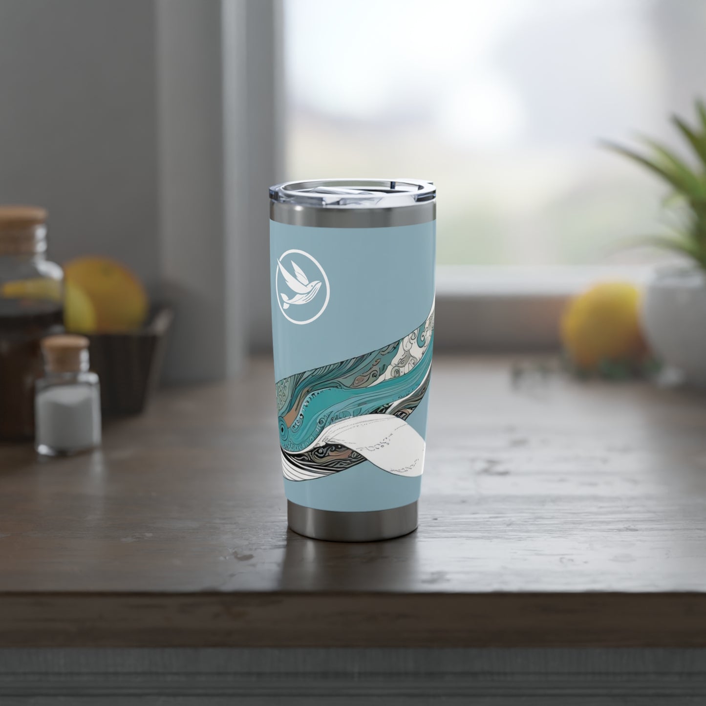 Vagabond 20oz Tumbler - Light Blue Whale