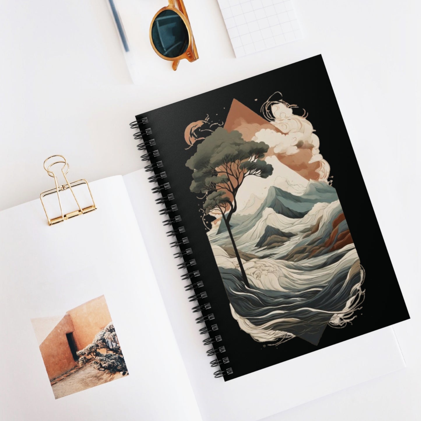 Serene Spiral Notebook - Ruled Line