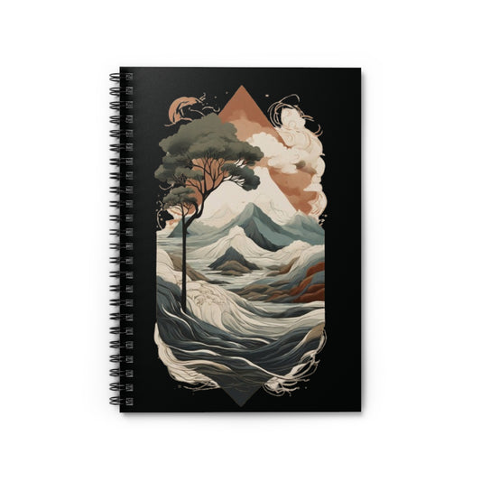 Serene Spiral Notebook - Ruled Line