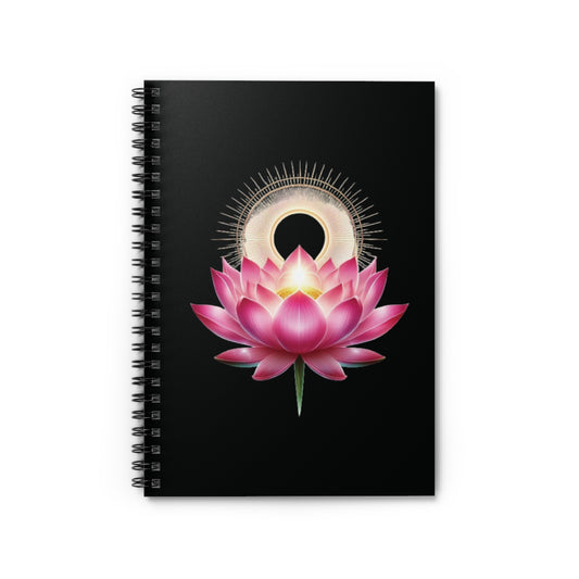 Lotus Spiral Notebook - Ruled Line