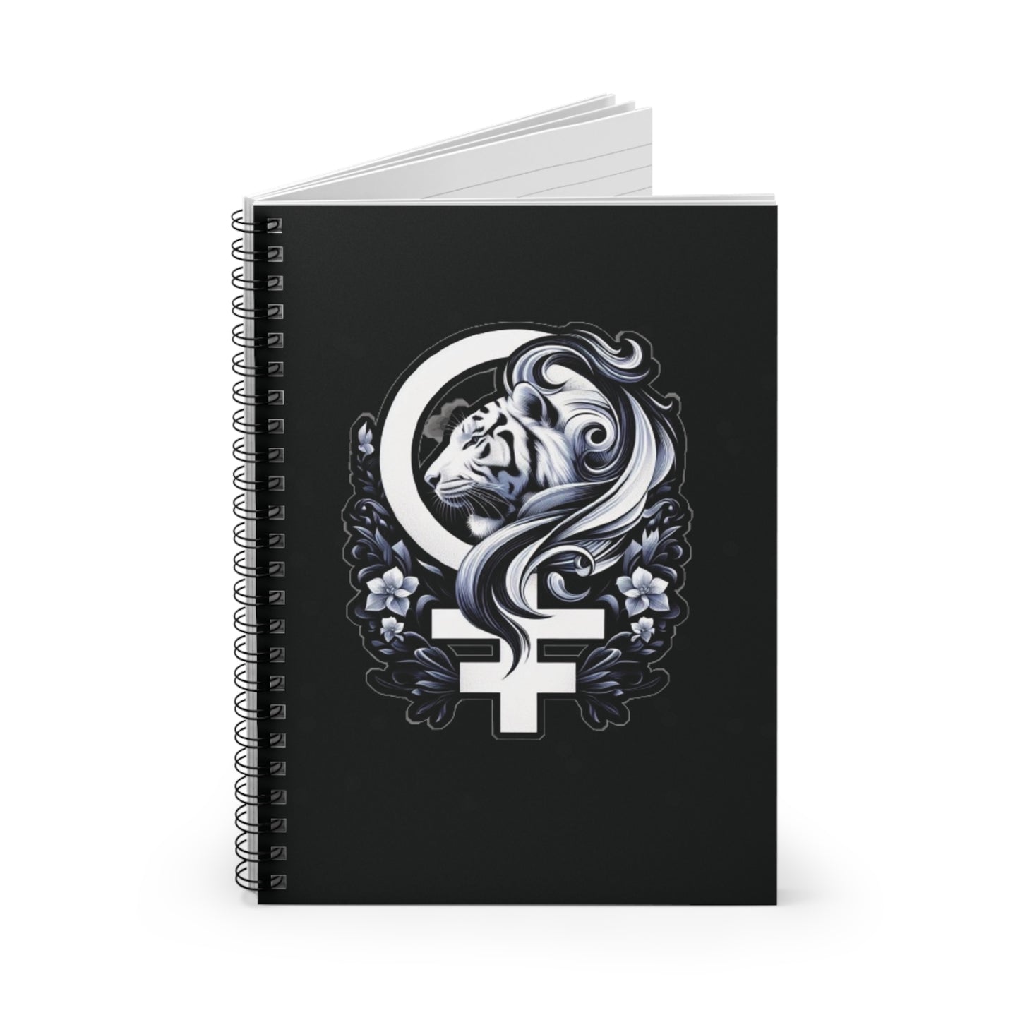 White Tiger 2 Spiral Notebook - Ruled Line