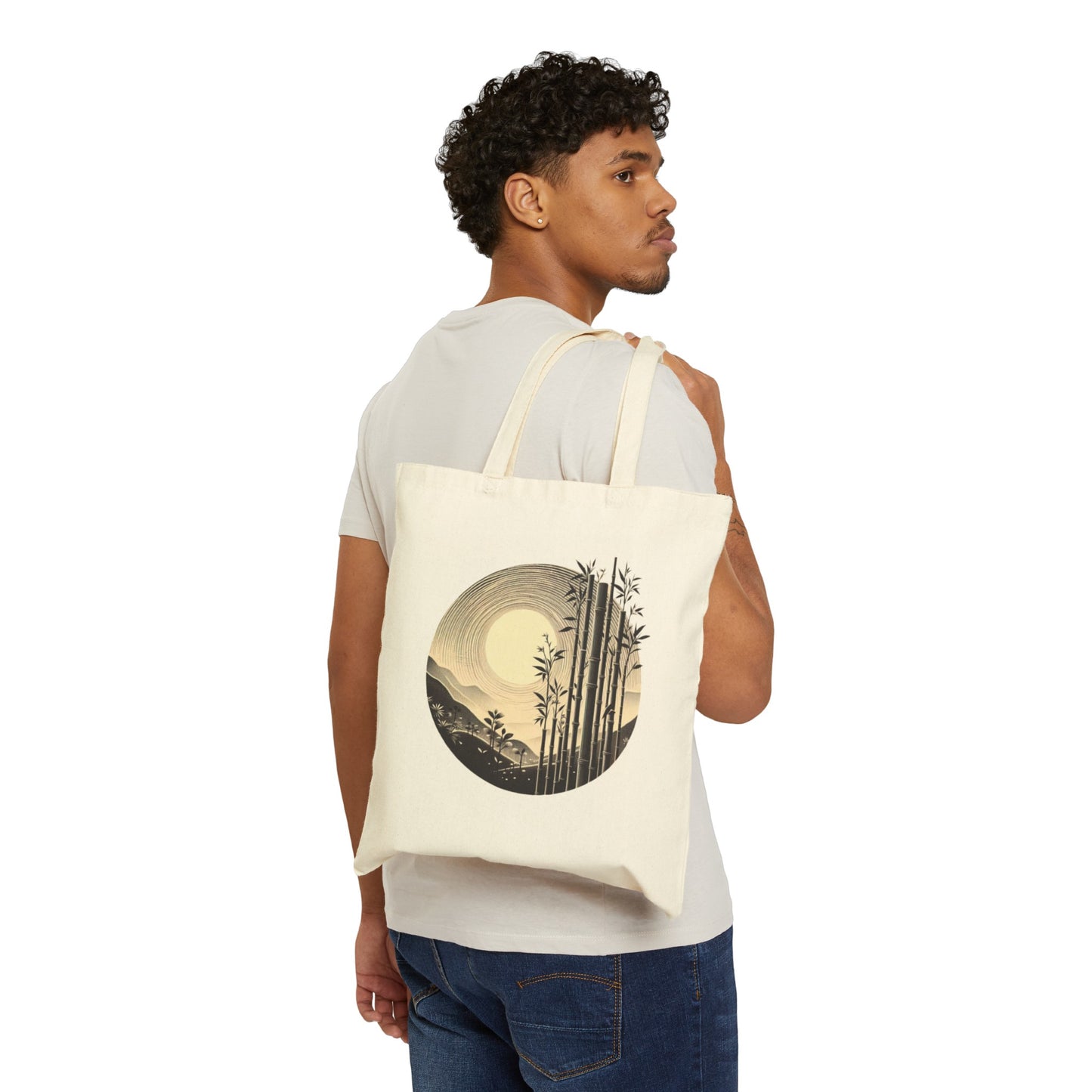 Bamboo Cotton Canvas Tote Bag