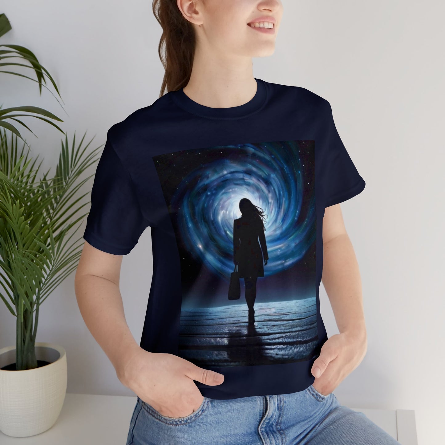 Lady Traveler Unisex Short Sleeve Tee