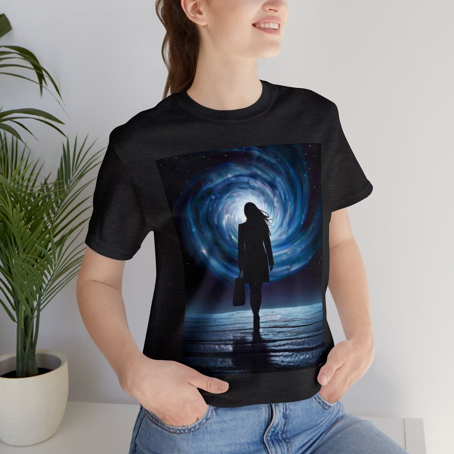 Lady Traveler Unisex Short Sleeve Tee