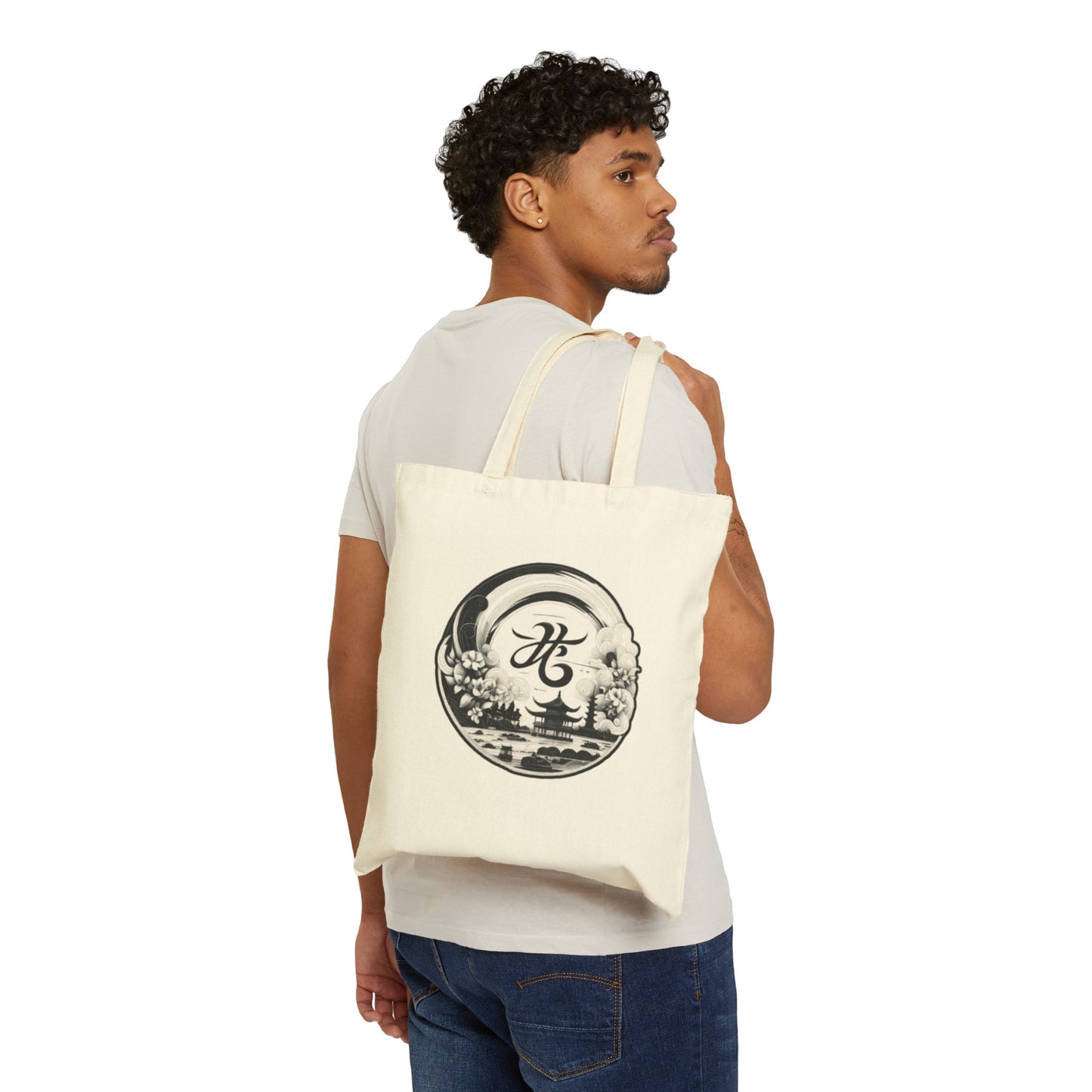 Chữ Nôm Cotton Canvas Tote Bag