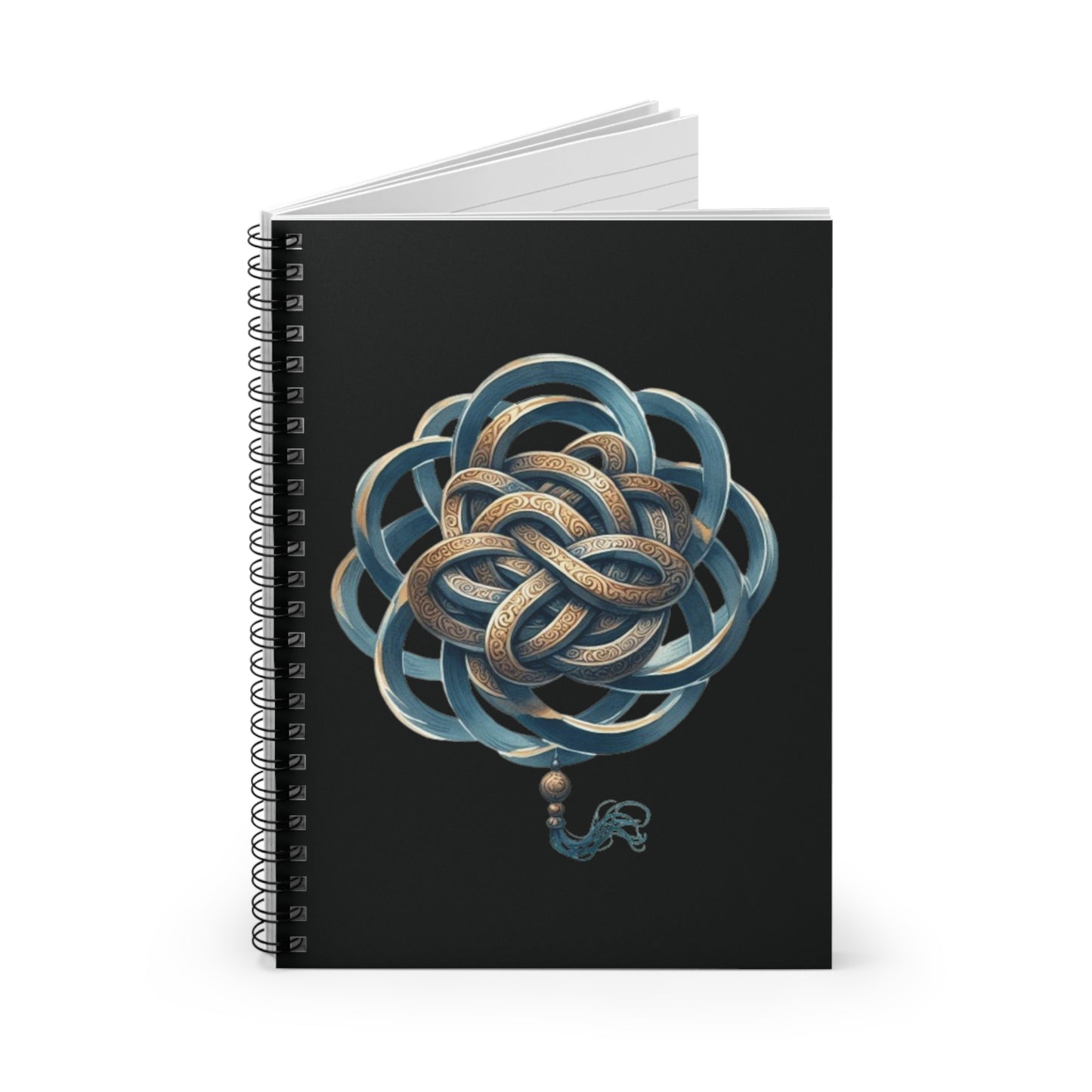 Endless Knot Spiral Notebook - Ruled Line