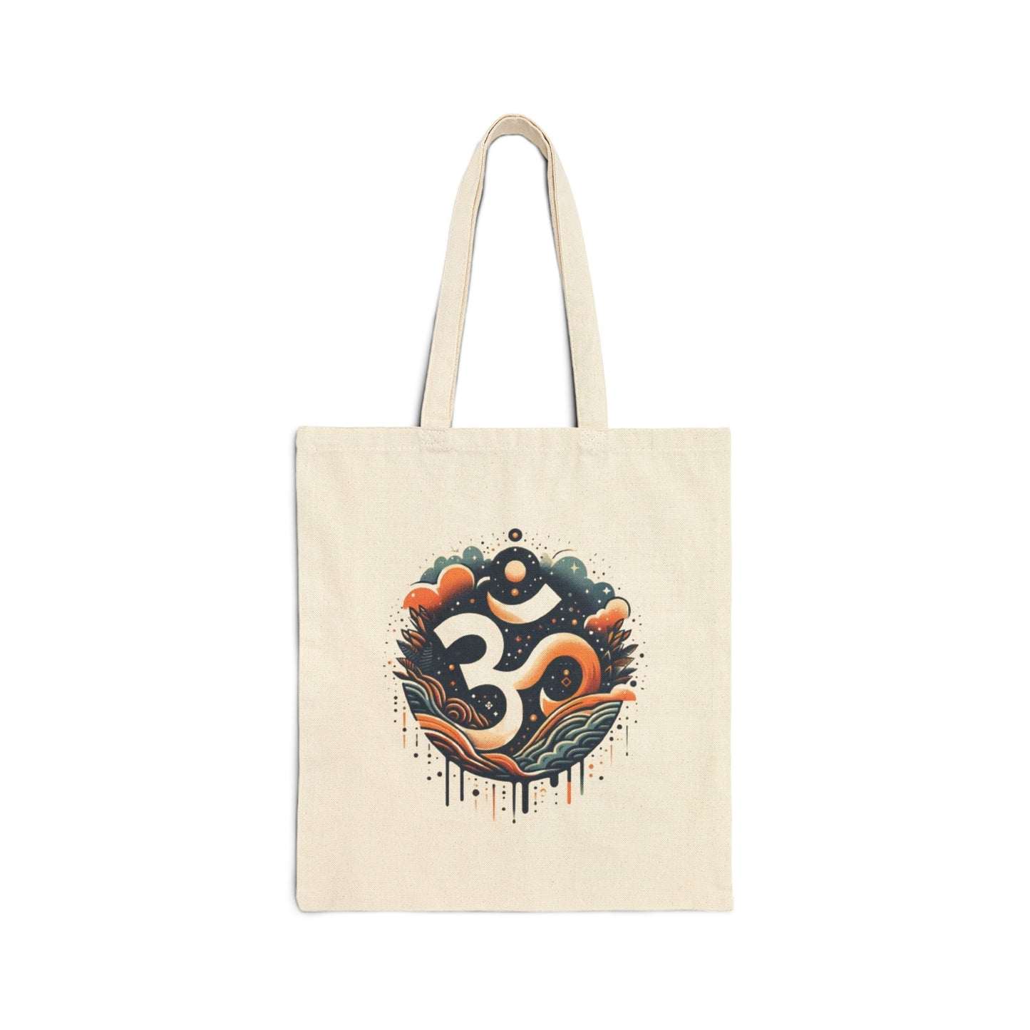 Om (ॐ) Cotton Canvas Tote Bag