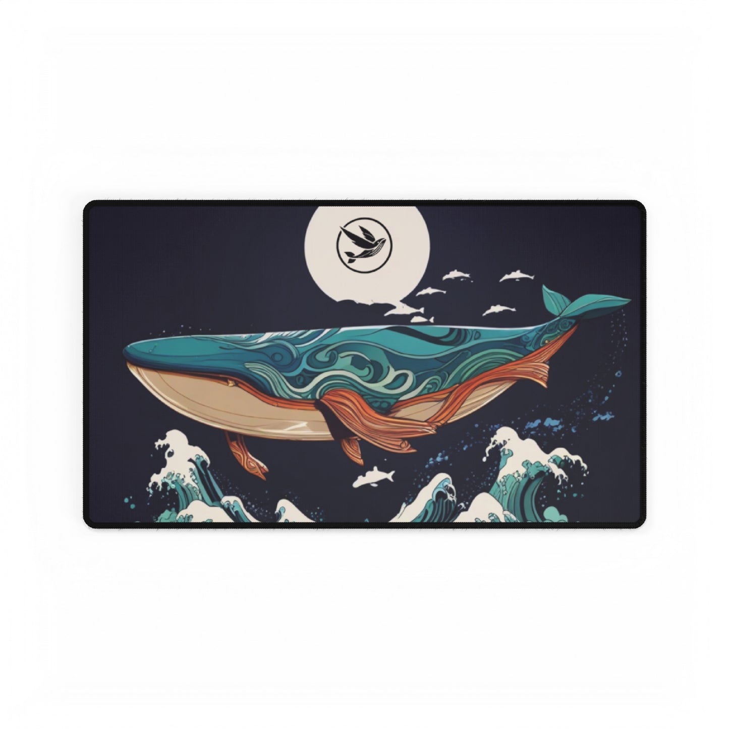 Desk Mat - Blue Whale