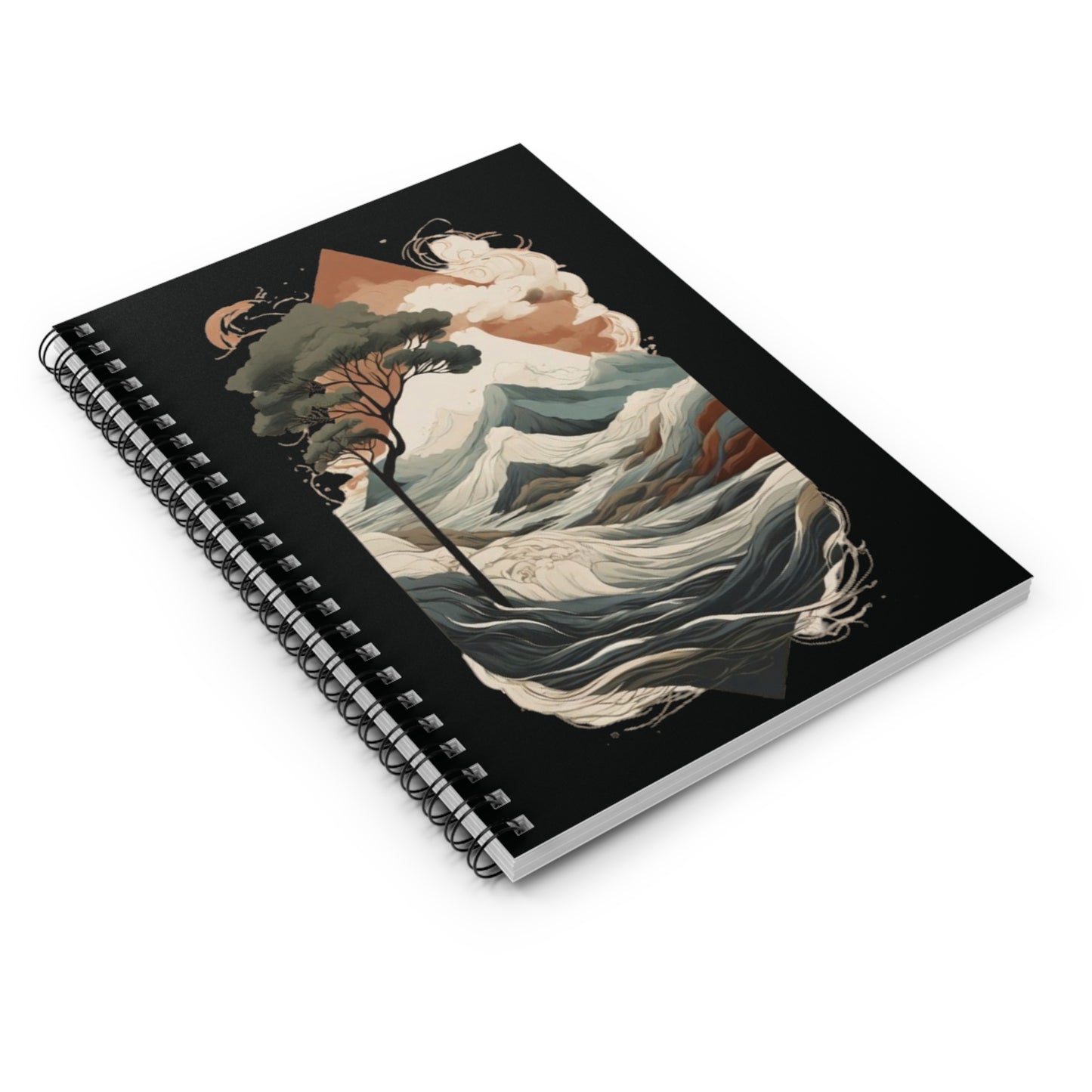 Serene Spiral Notebook - Ruled Line