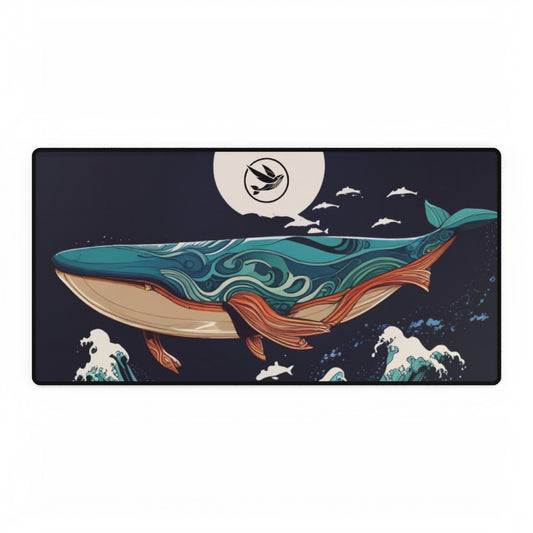 Desk Mat - Blue Whale