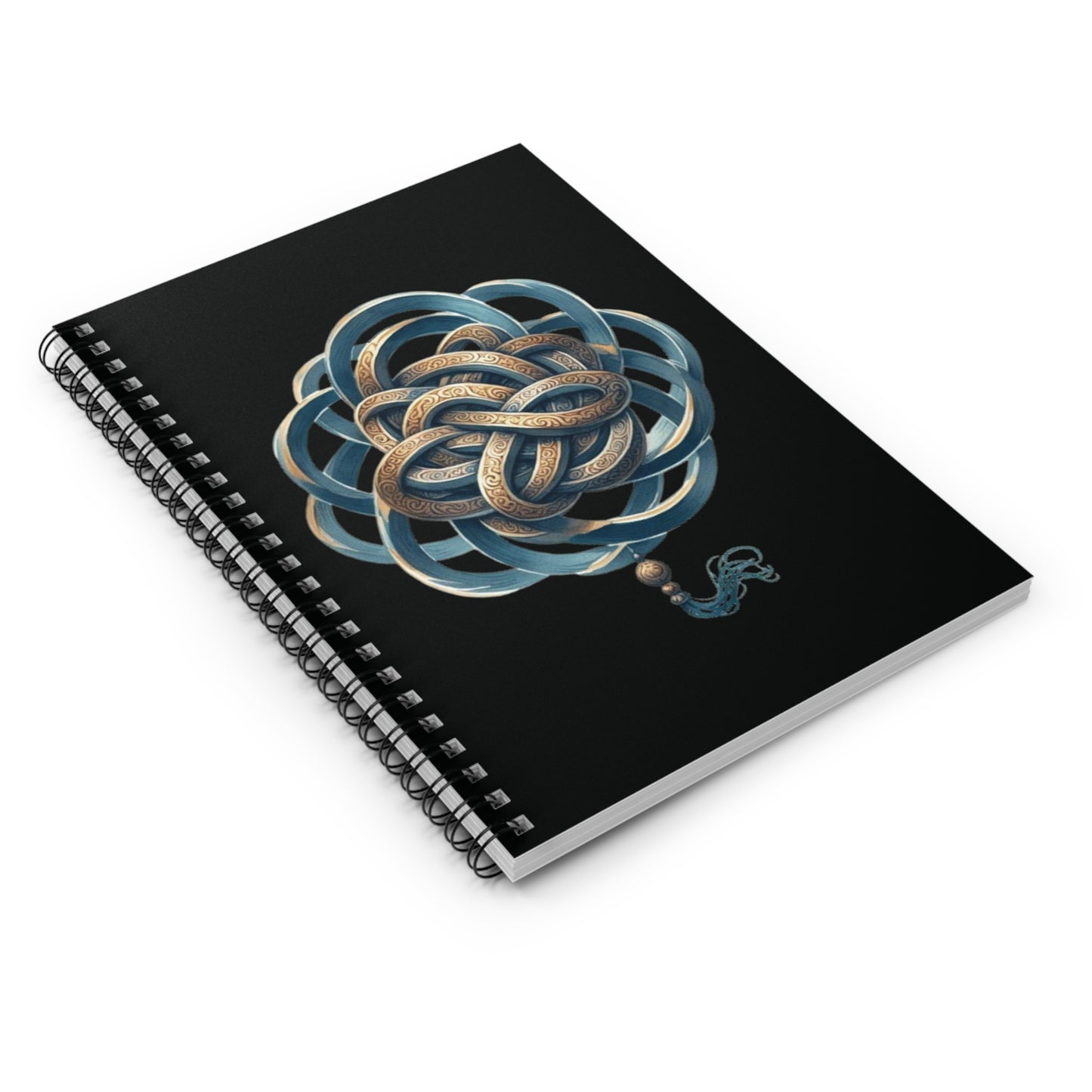 Endless Knot Spiral Notebook - Ruled Line