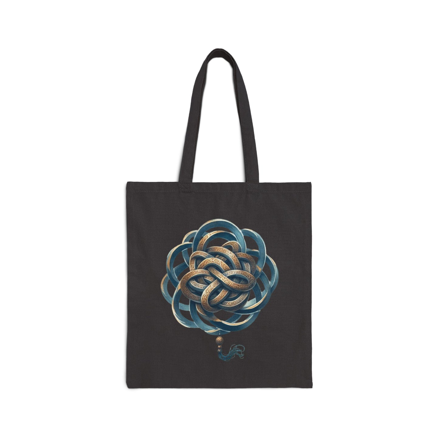 Endless Knot Cotton Canvas Tote Bag