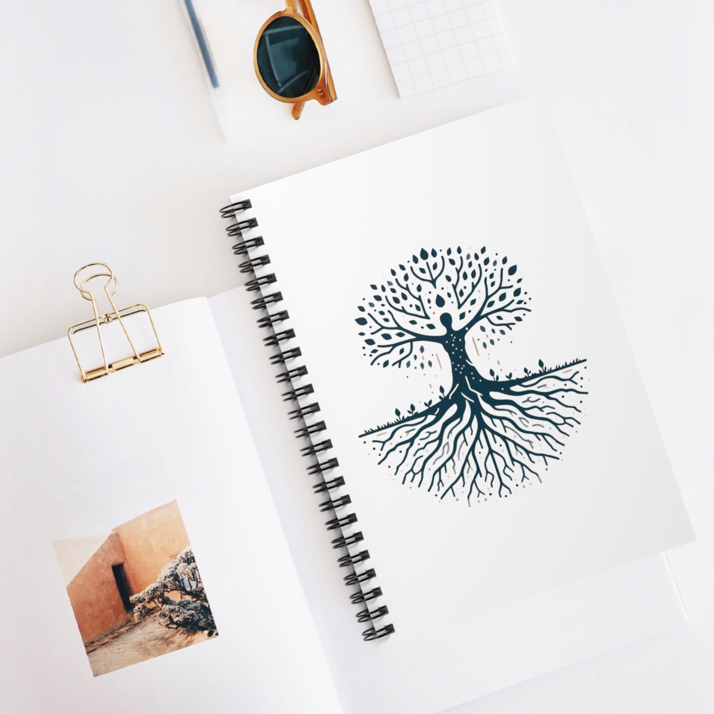 Tree of Life Spiral Notebook - Ruled Line