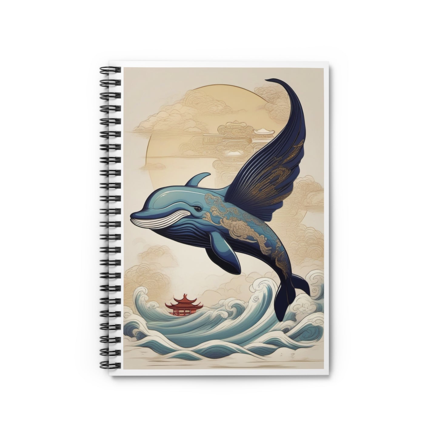 Kun Fish Spiral Notebook - Ruled Line