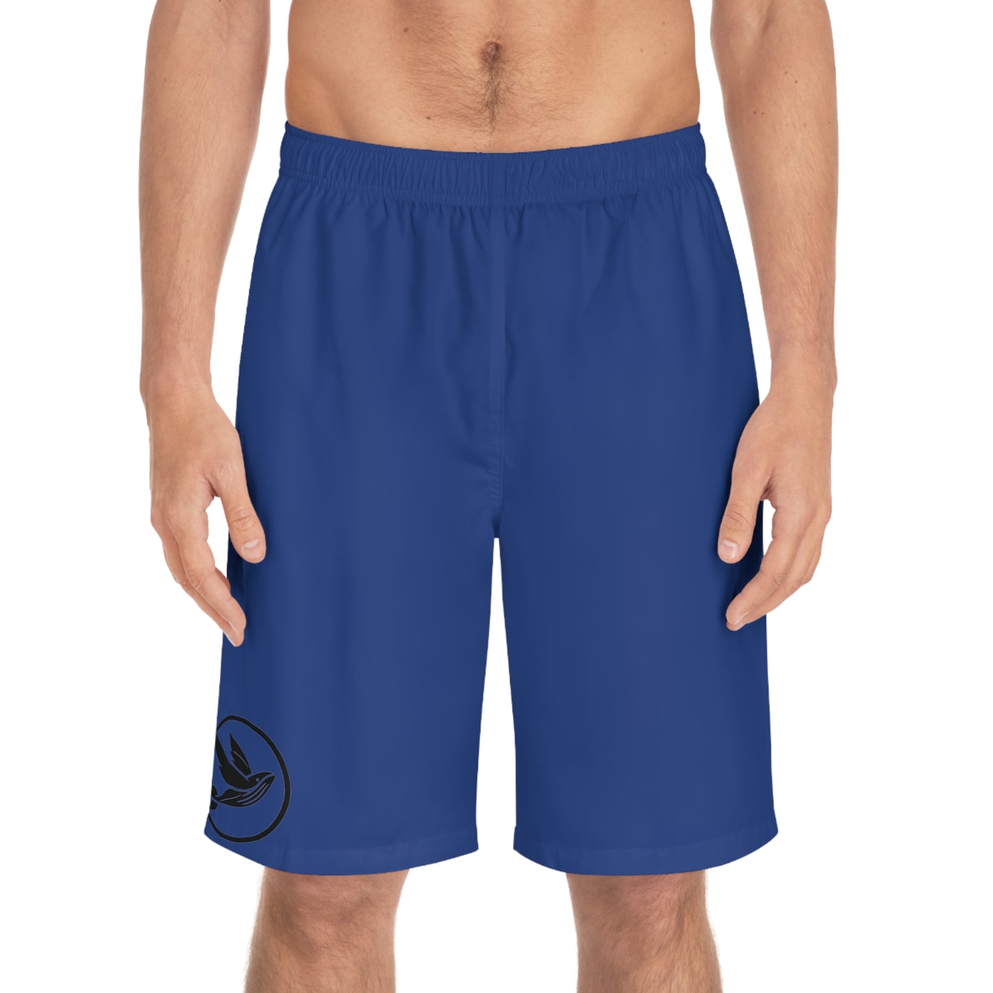 Shorts - Blue with Black Logo