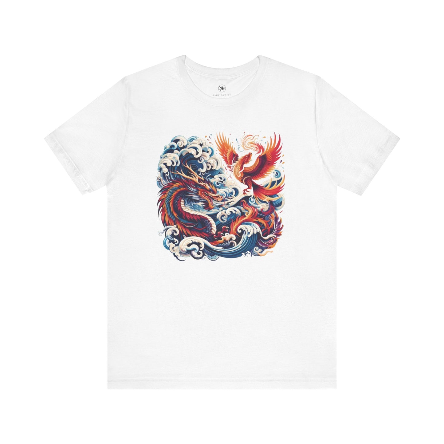 Dragon-Phoenix Unisex Short Sleeve Tee