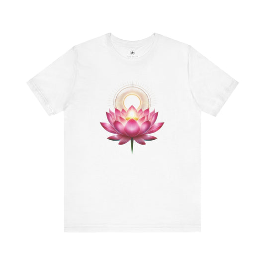 Enlightened Lotus Unisex Jersey Short Sleeve Tee