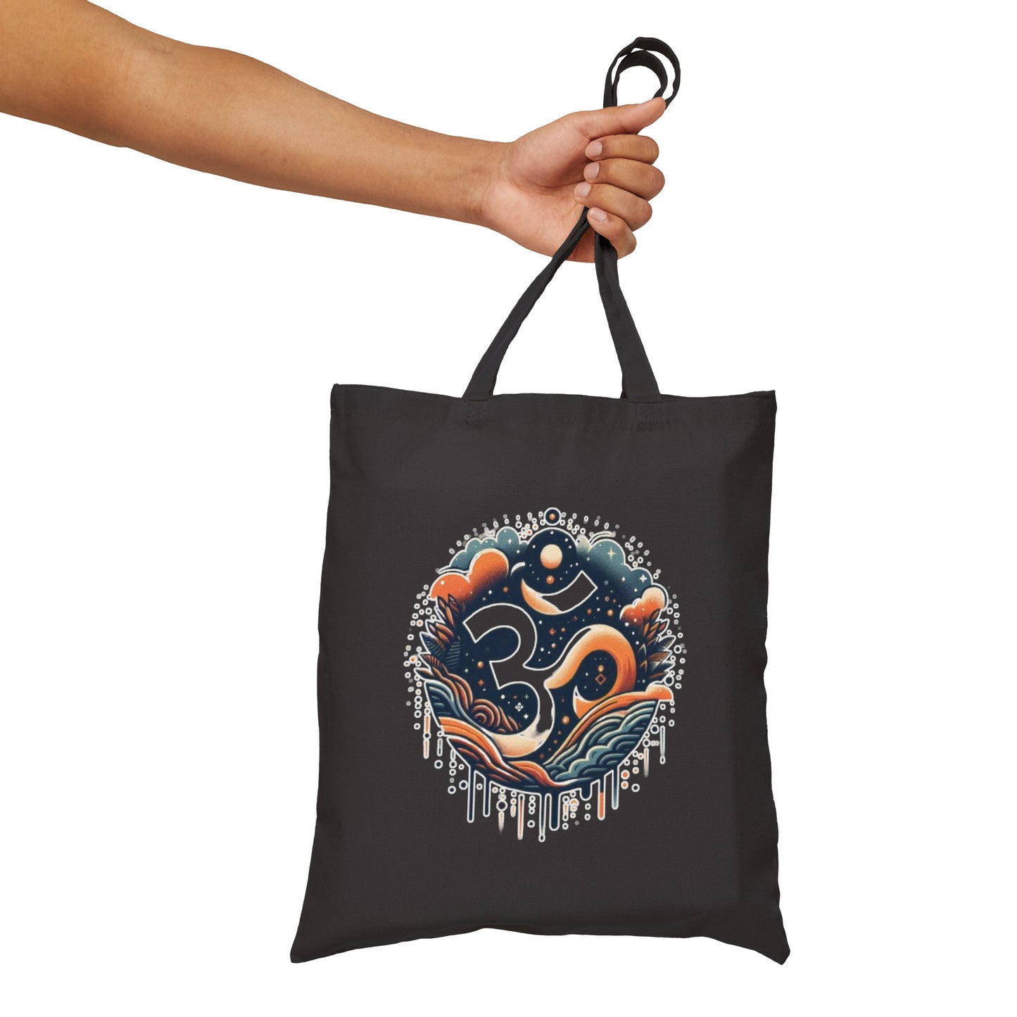 Om (ॐ) Cotton Canvas Tote Bag