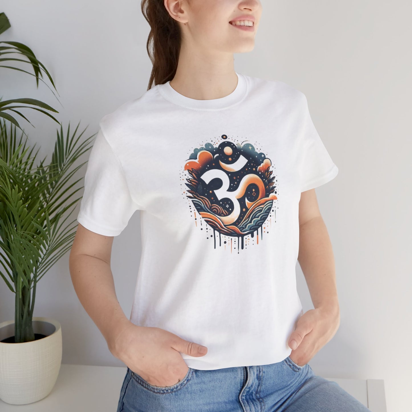 Om (ॐ) Unisex Jersey Short Sleeve Tee