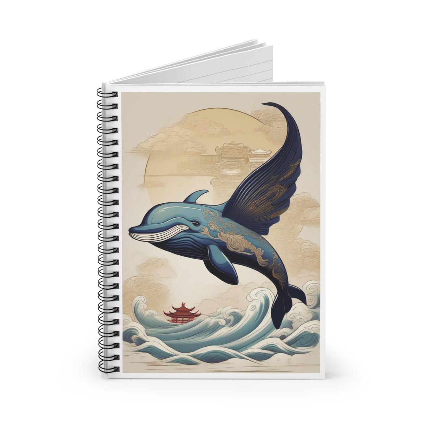 Kun Fish Spiral Notebook - Ruled Line