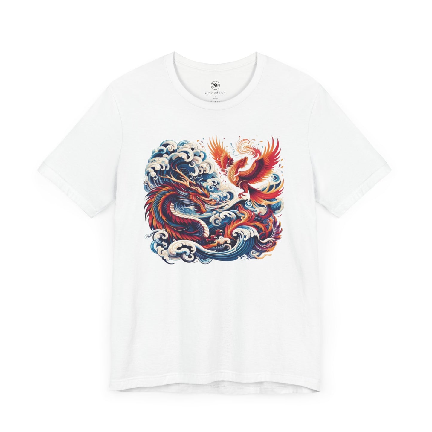 Dragon-Phoenix Unisex Short Sleeve Tee