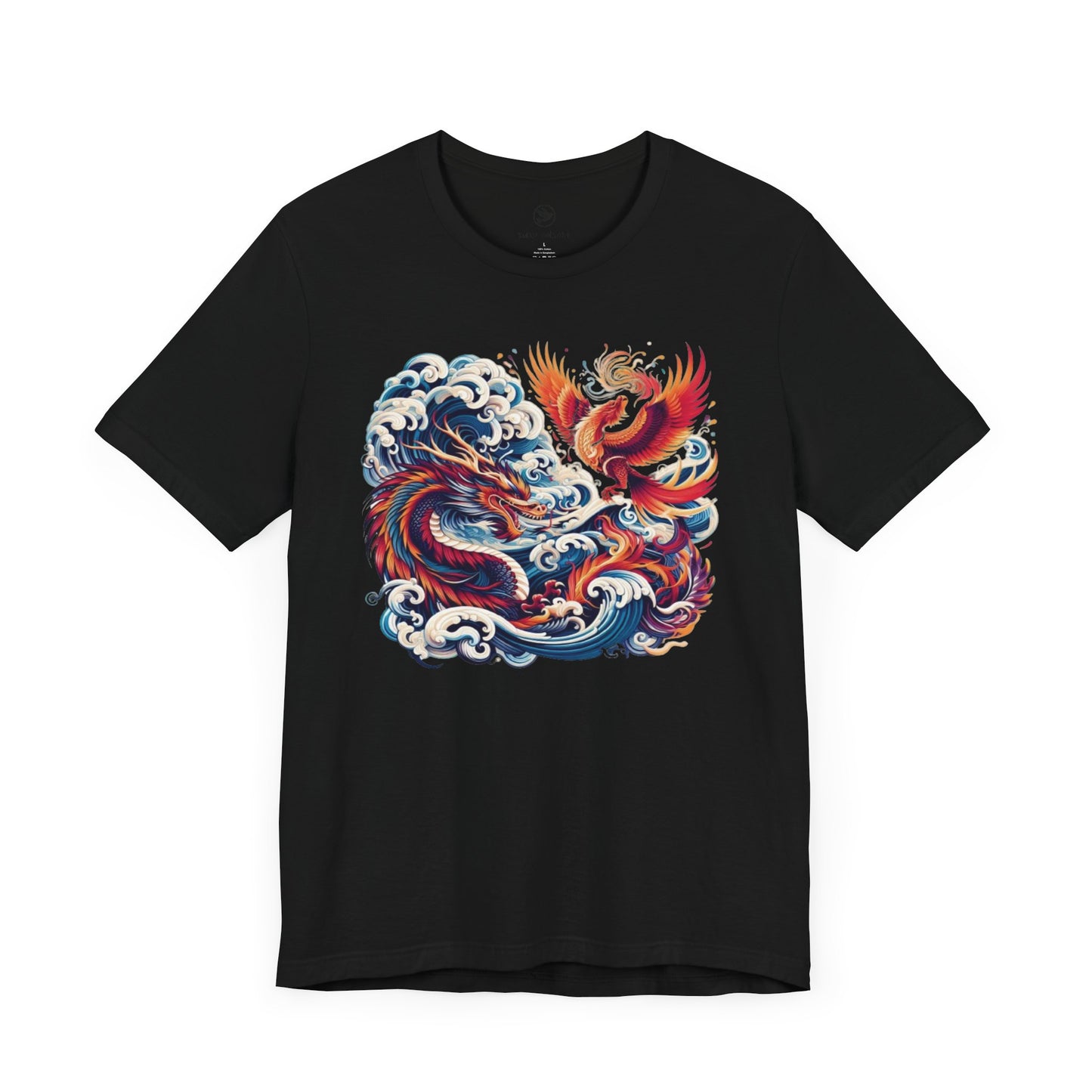 Dragon-Phoenix Unisex Short Sleeve Tee