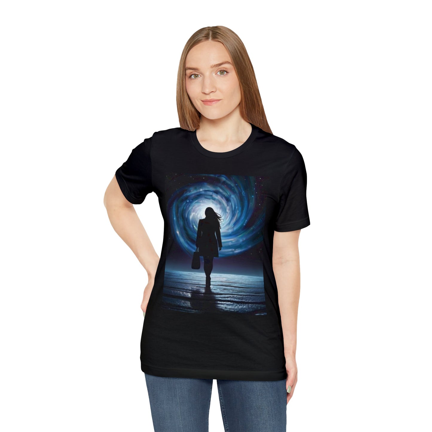 Lady Traveler Unisex Short Sleeve Tee