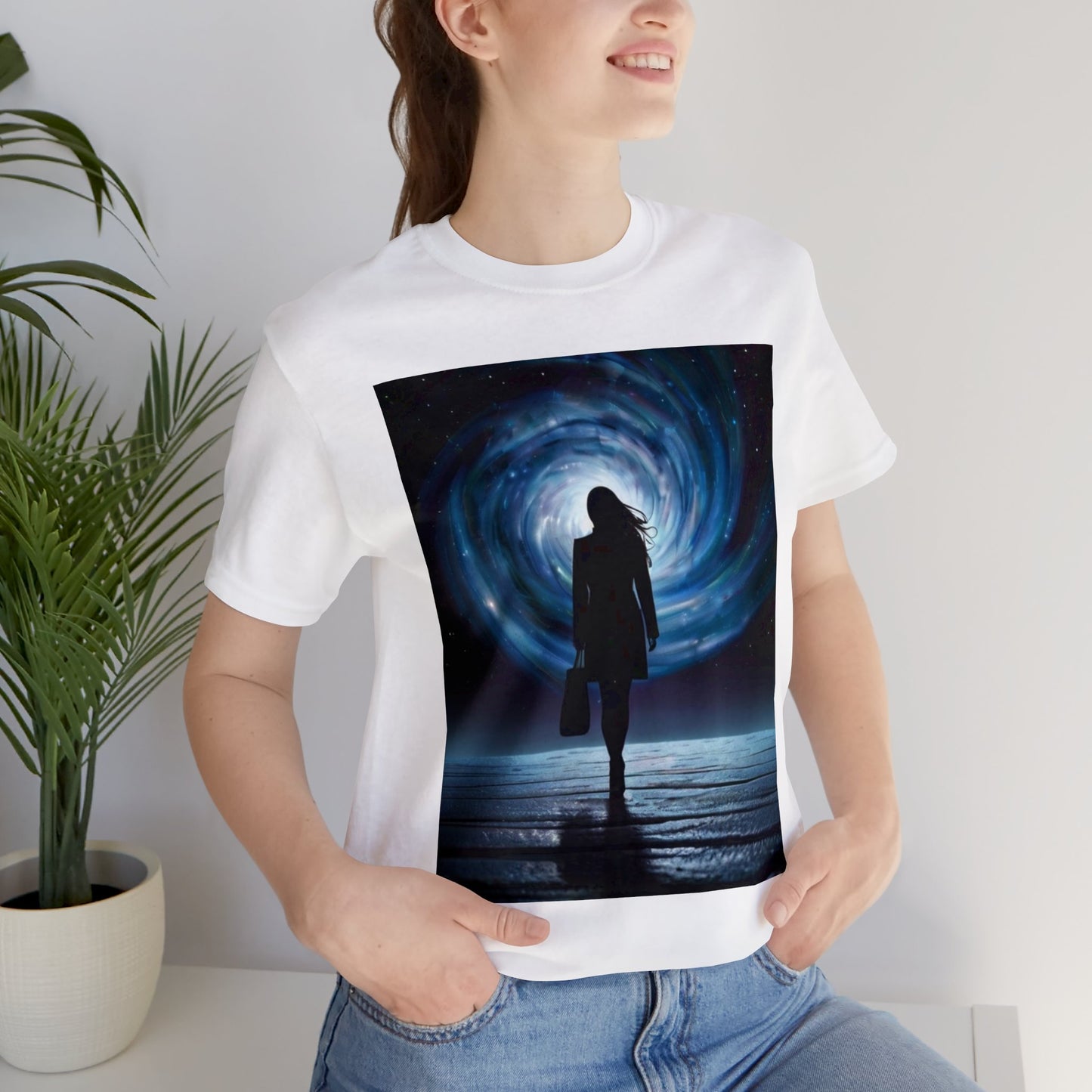 Lady Traveler Unisex Short Sleeve Tee