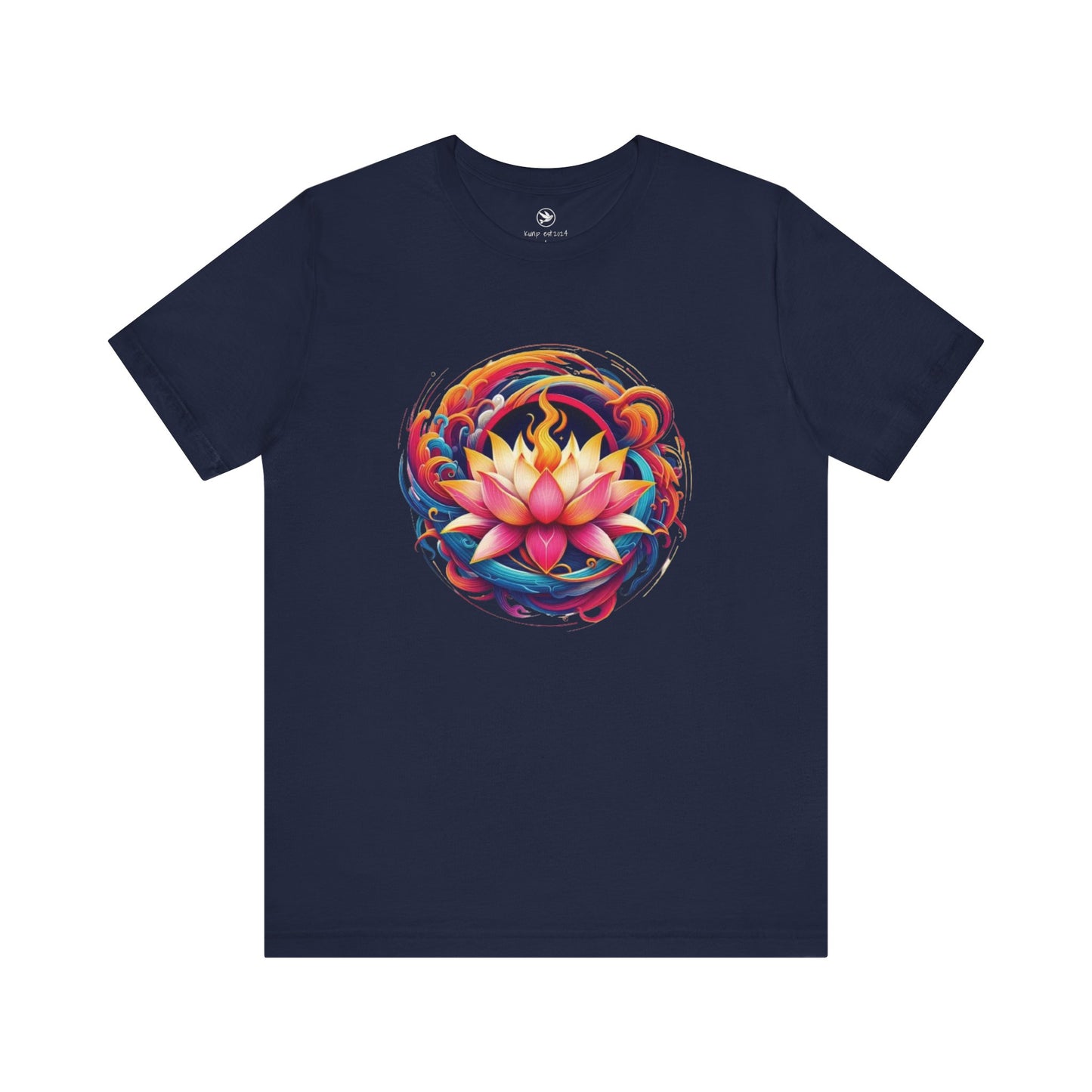 Fire Lotus Unisex Jersey Short Sleeve Tee