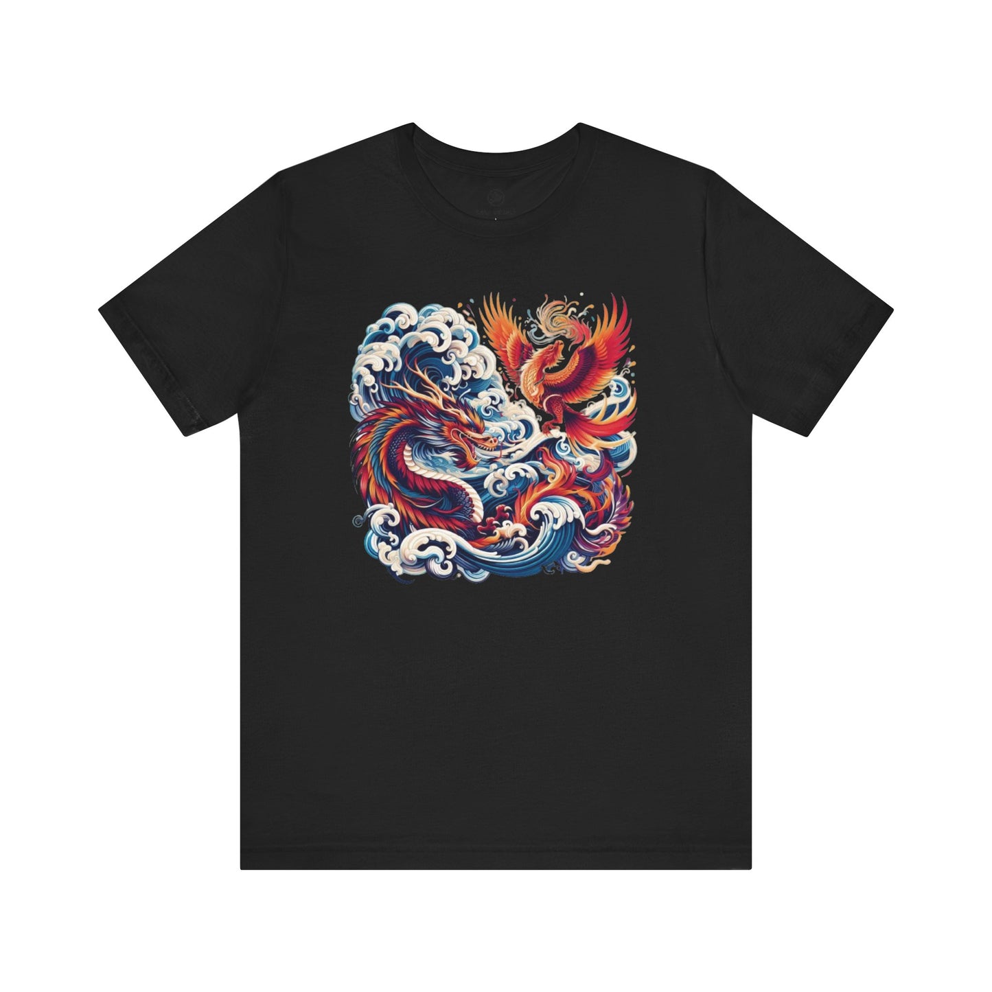 Dragon-Phoenix Unisex Short Sleeve Tee