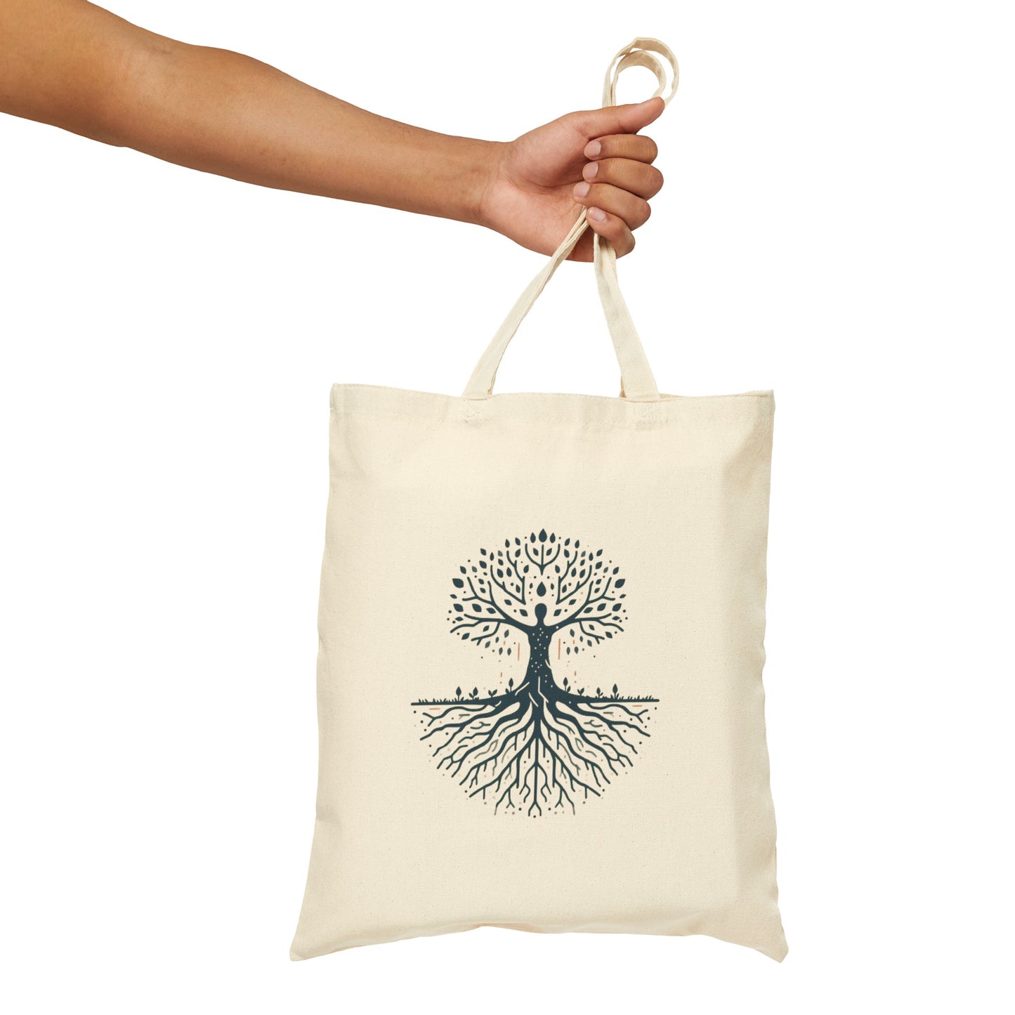 Tree of Life Cotton Canvas Tote Bag