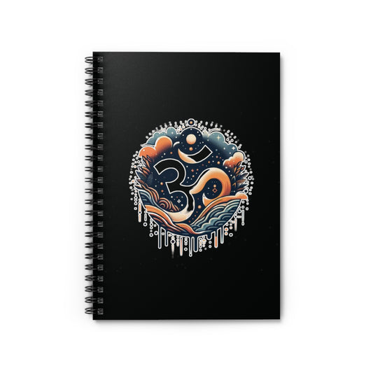 Om (ॐ) Spiral Notebook - Ruled Line