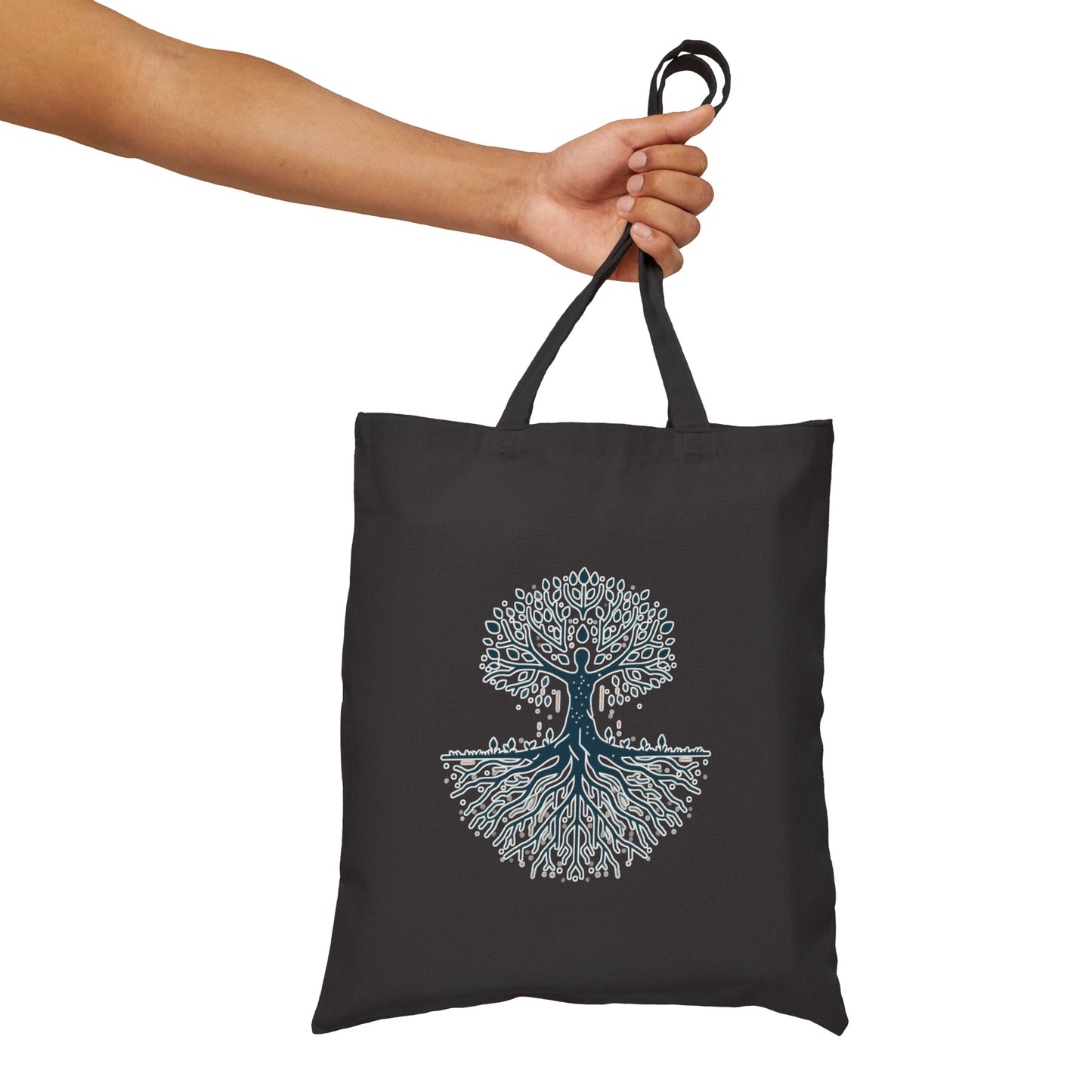 Tree of Life Cotton Canvas Tote Bag