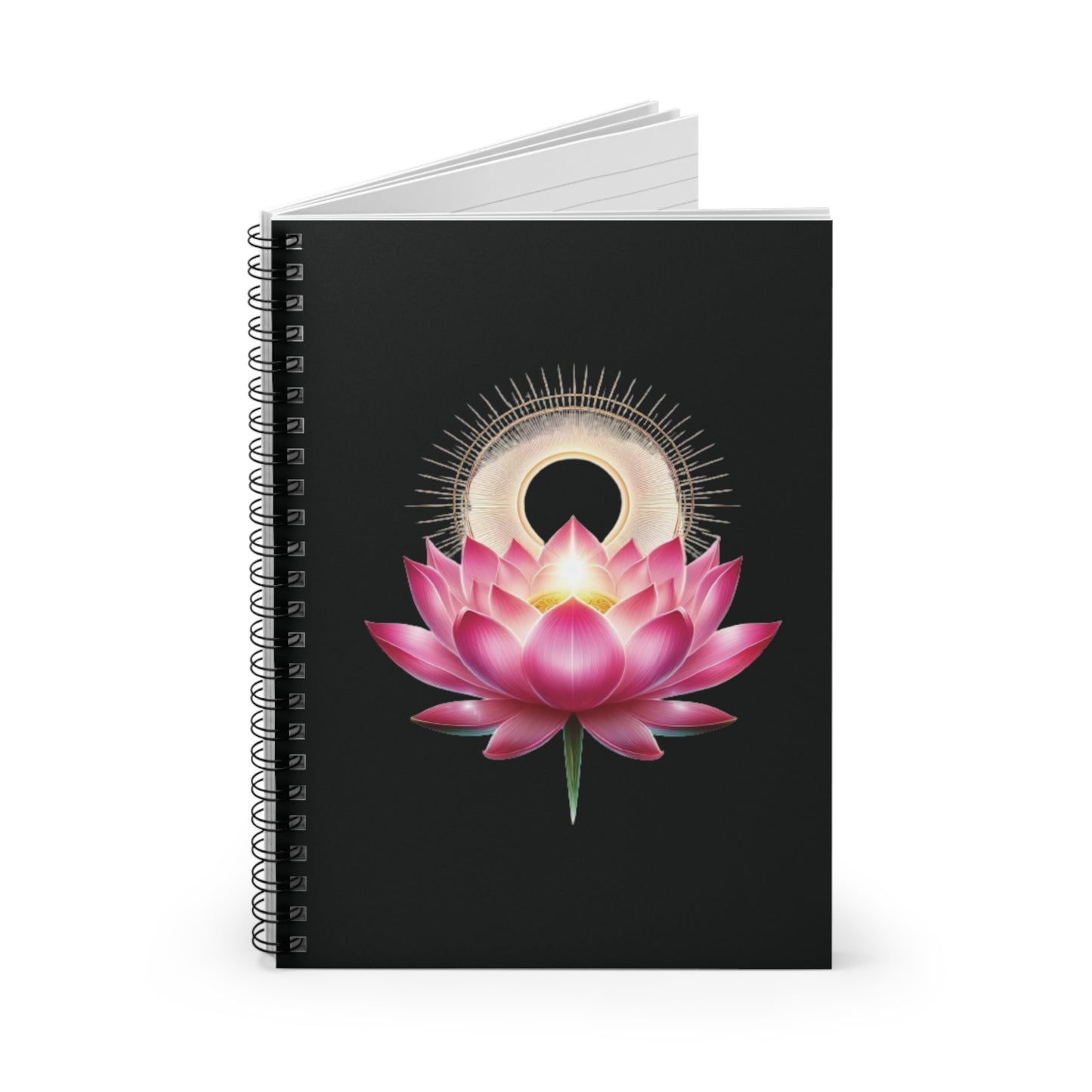 Lotus Spiral Notebook - Ruled Line