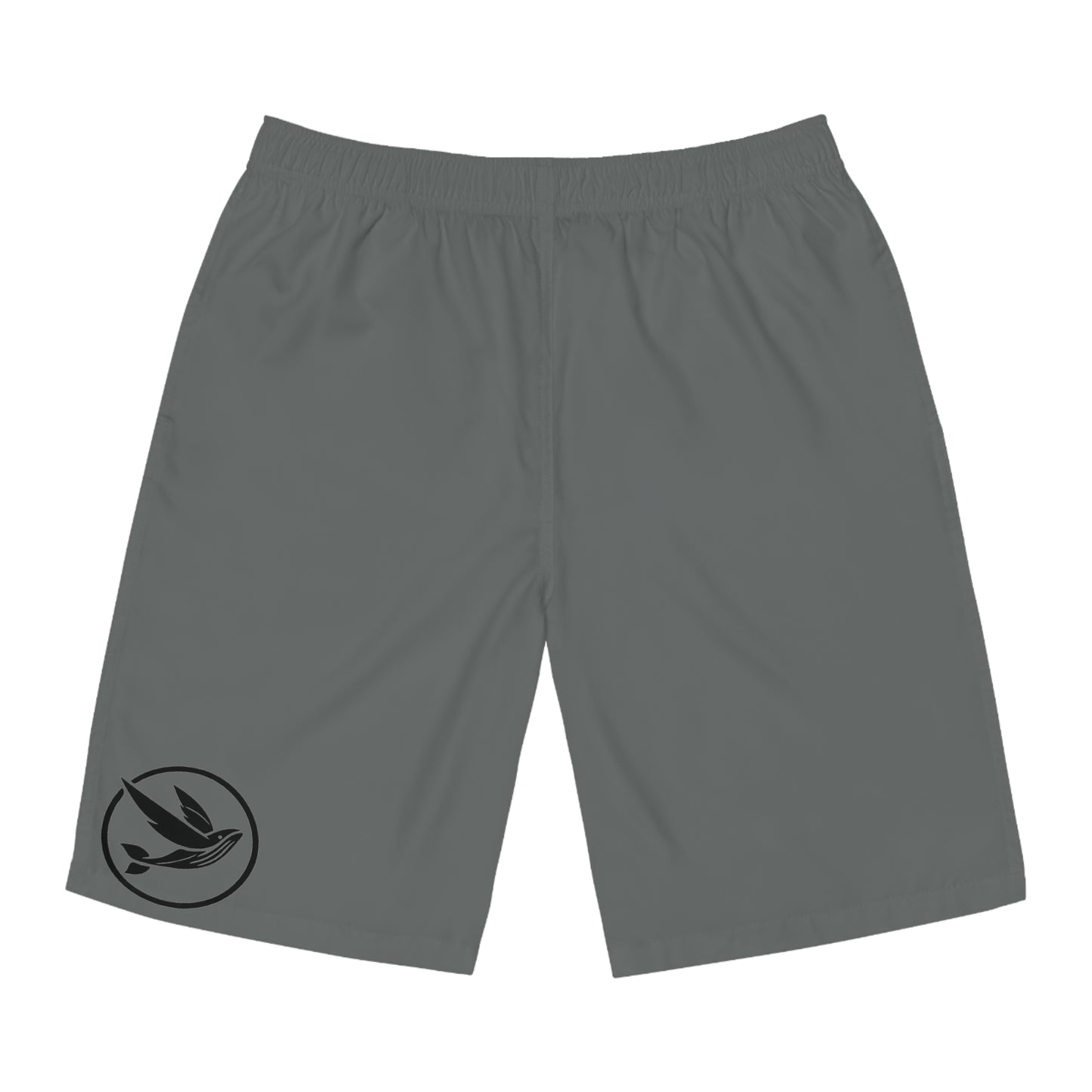 Shorts - Gray with Black Logo