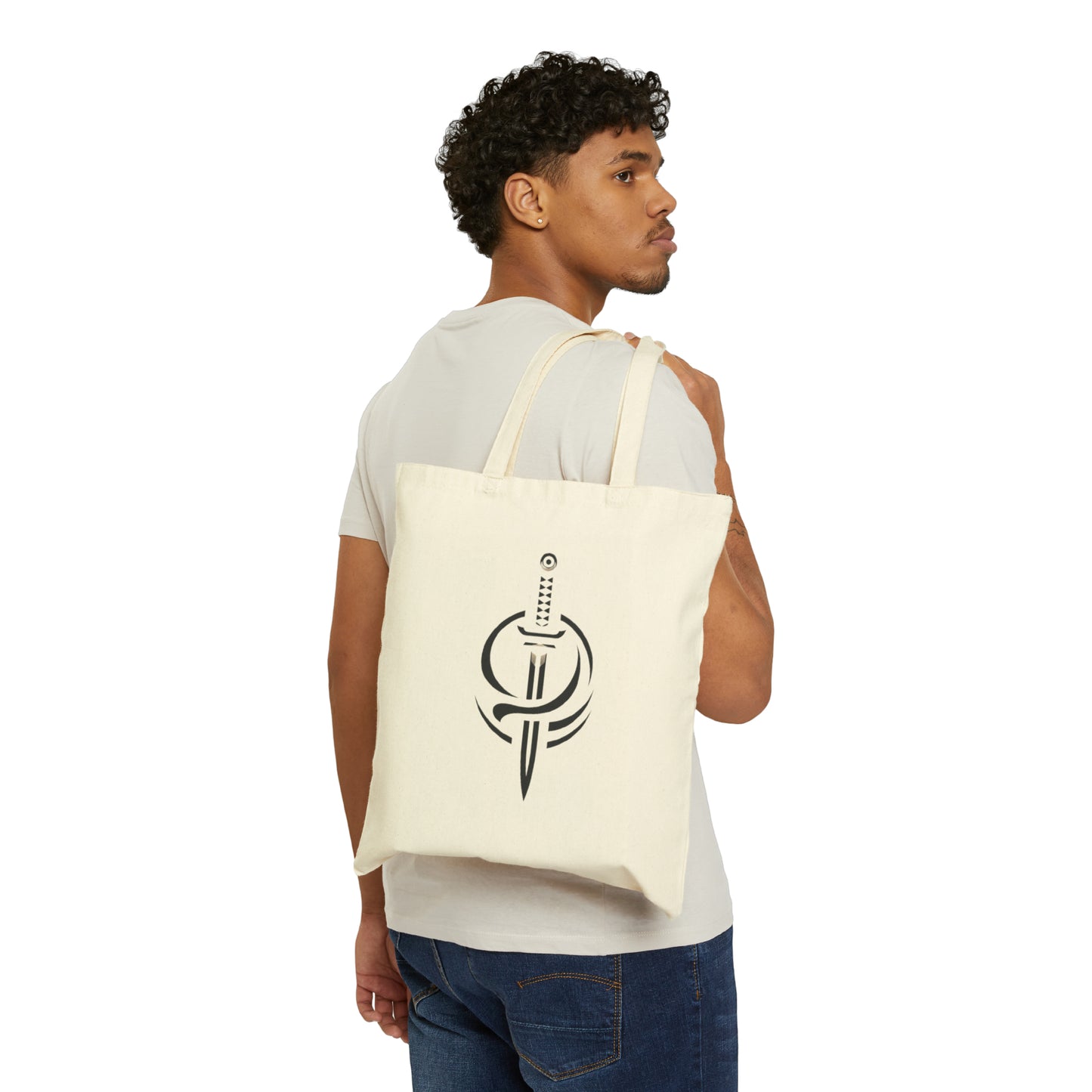 Sword Sect Cotton Canvas Tote Bag