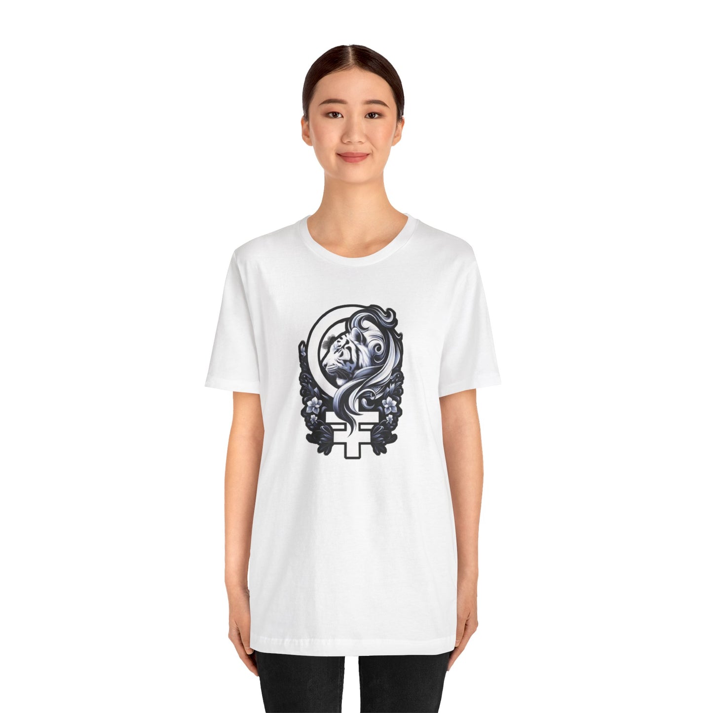 White Tiger Unisex Jersey Short Sleeve Tee