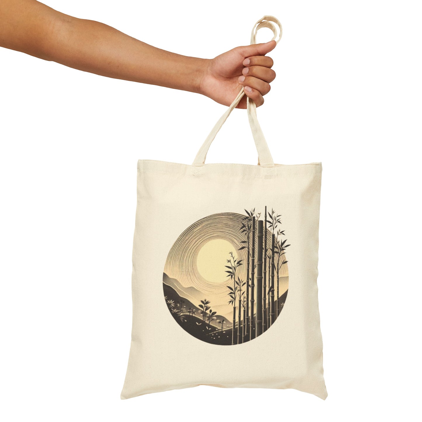 Bamboo Cotton Canvas Tote Bag