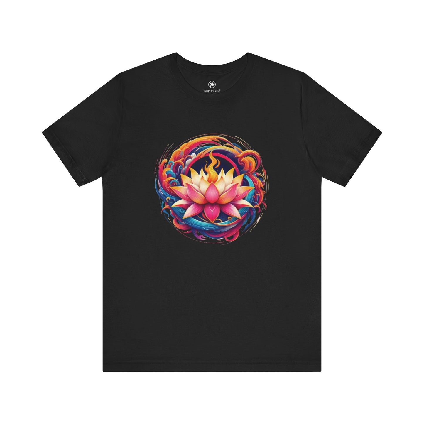 Fire Lotus Unisex Jersey Short Sleeve Tee