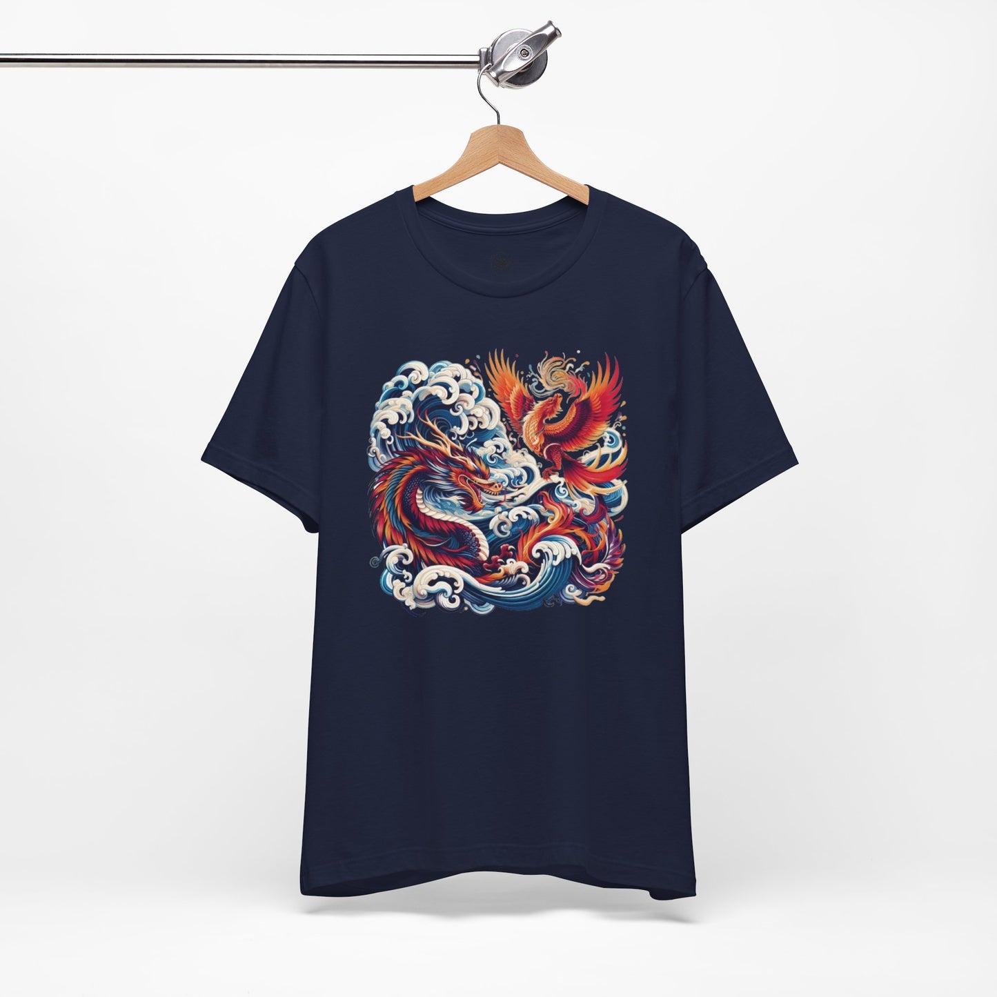 Dragon-Phoenix Unisex Short Sleeve Tee