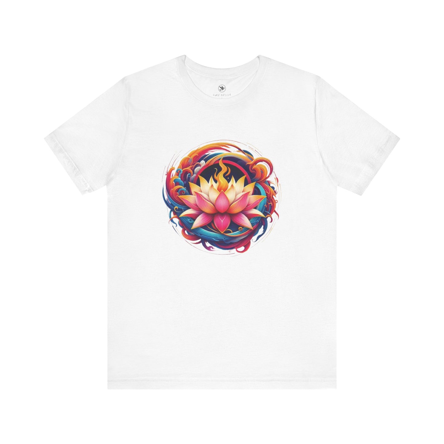 Fire Lotus Unisex Jersey Short Sleeve Tee