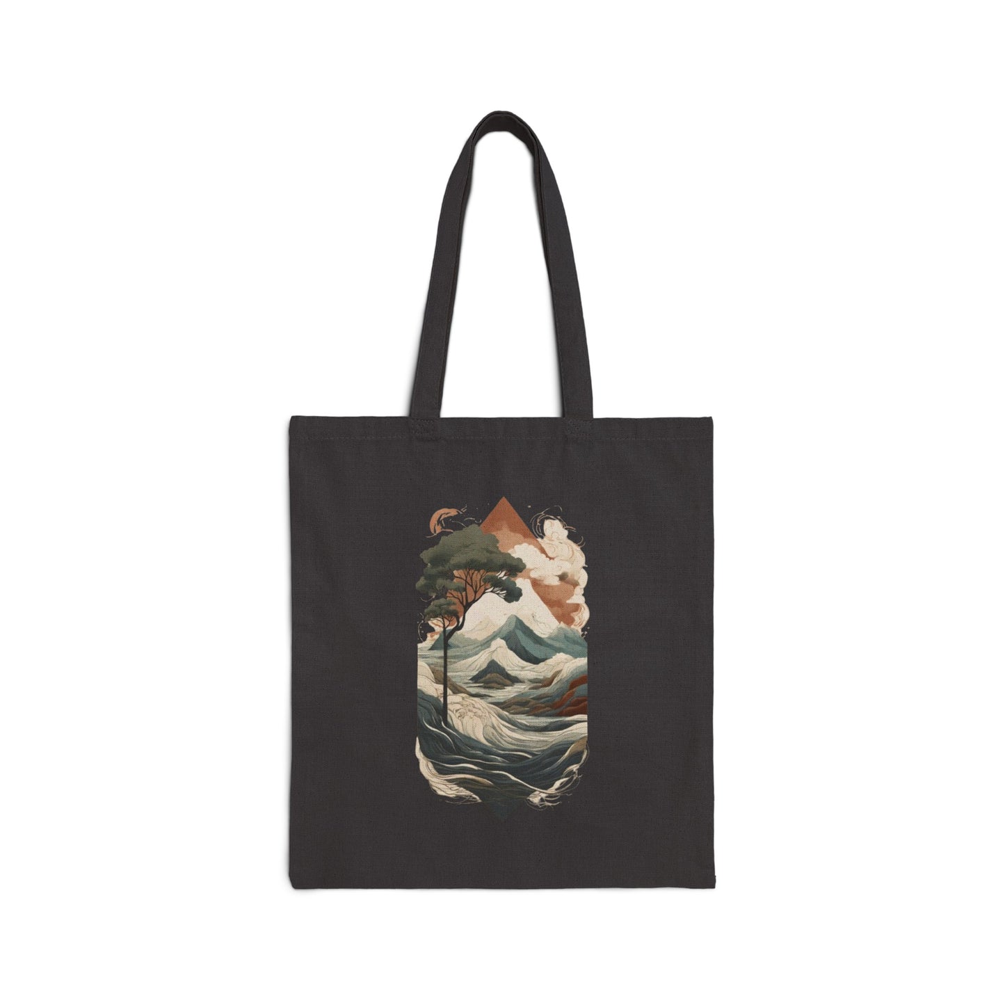 Serene Cotton Canvas Tote Bag