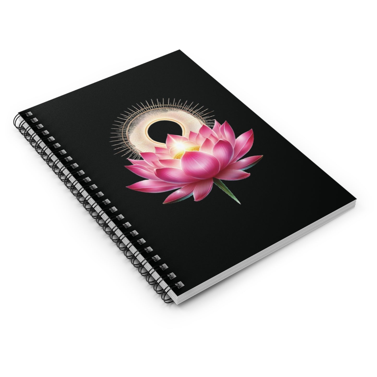 Lotus Spiral Notebook - Ruled Line